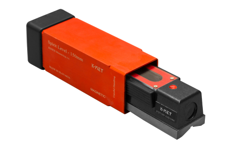 Nivela de inalta precizie 5721 K-MET 200mm, precizie 0,02mm/m, 2 bule de nivel, fonta [1]