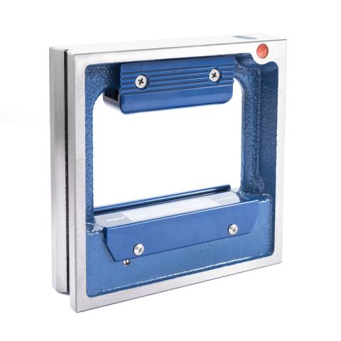 Nivele de precizie - Nivela de precizie cu cadru Dasqua 200 x 200 mm, fiola 0,02mm/m, baza cu canal V, DIN877, fonta
