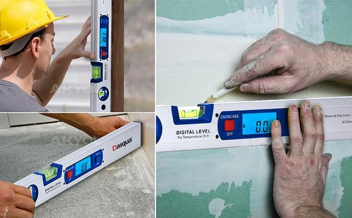 Nivela digitala inclinometru Dasqua 400mm, rezolutie 0,1°, precizie +/-0,2°, magnet inclus [8]
