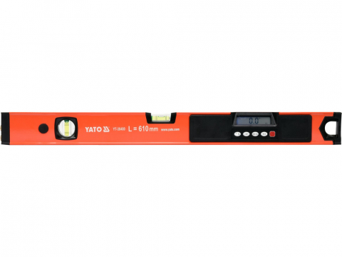 Nivela digitala lungime 610 mm, precizie 0,5mm/m, cu 2 bule de nivel si fascicul laser [1]