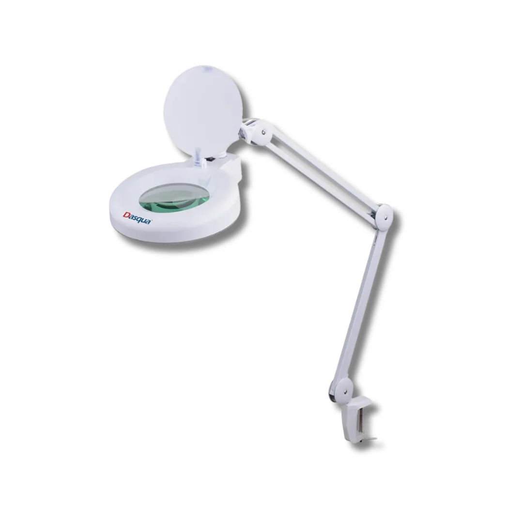 Lupe - Lupa de masa cu iluminare 60 LED Dasqua, diametru lentila 127mm, marire 2,25x, dioptrii 5D, 12W