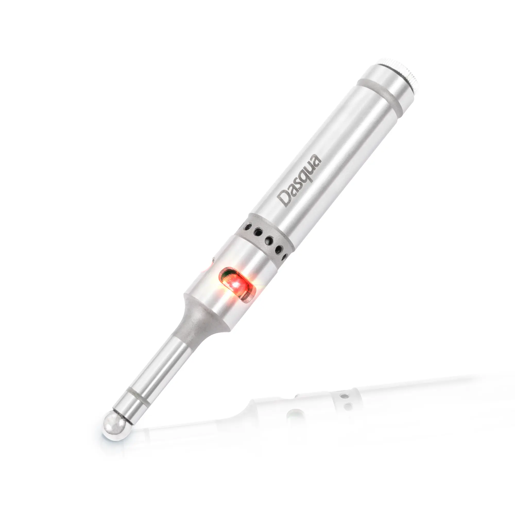 Dispozitive de centrare - Detector de muchii electronic cu semnal luminos si acustic Dasqua, coada 20mm, bila 10mm, precizie 0.005mm