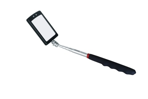 Lampi si lanterne - Oglinda telescopica de inspectie ACCUD 65x43mm lungime 290-875mm cu iluminare LED