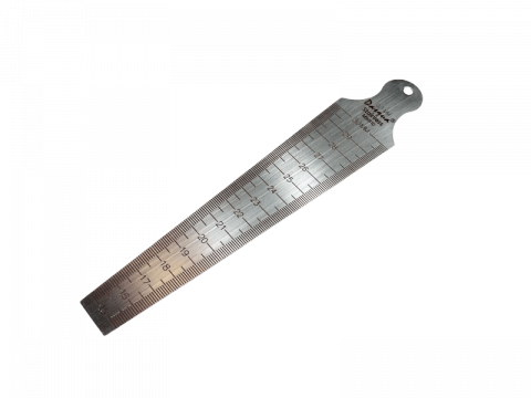 Pene de masurat - Pana de masurat plata Dasqua 15-30mm, gradatie 0,1mm, otel inoxidabil