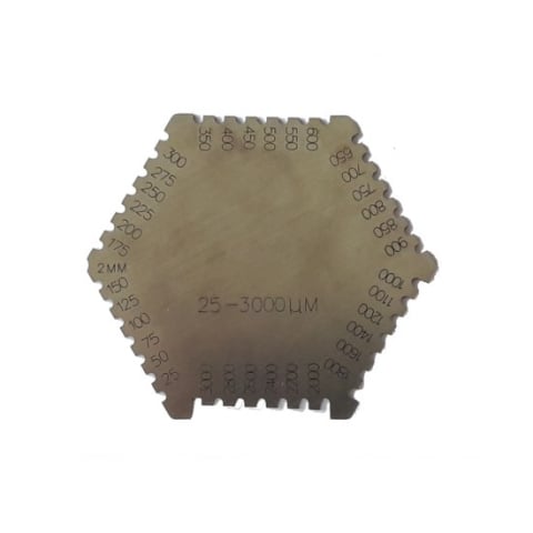 Grosimetre - Dispozitiv de masurat grosimea stratului umed tip pieptane hexagonal