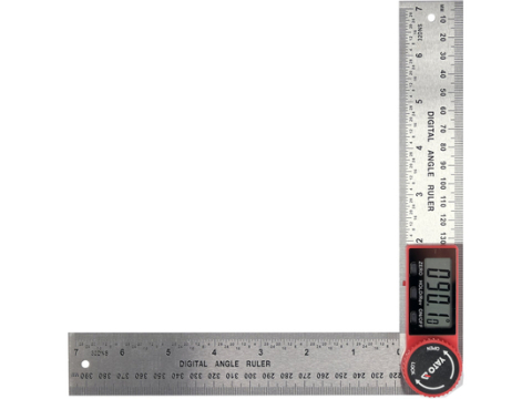 Raportor digital 0-360°, rigle 2x200 mm, rezolutie 0,05°, precizie +/-0,2° [2]