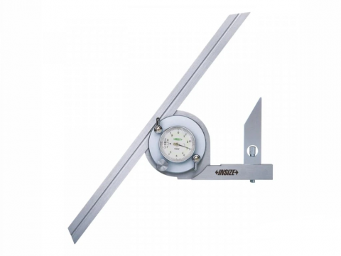 Raportoare - Raportor mecanic cu cadran INSIZE 0–360°, precizie ±5', lame 150mm si 300mm