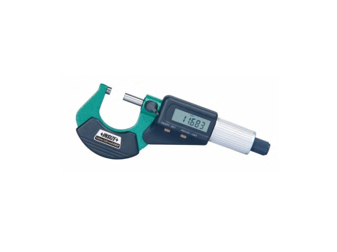 Micrometre digitale - Micrometru digital de exterior Insize 0-25mm cu Certificat de Etalonare inclus, precizie +/-2 µm