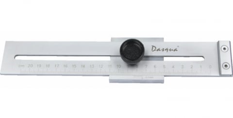 Rigle - Rigla de marcaj Dasqua 300mm, otel inoxidabil calit, scala laser, precizie +/-0,1mm