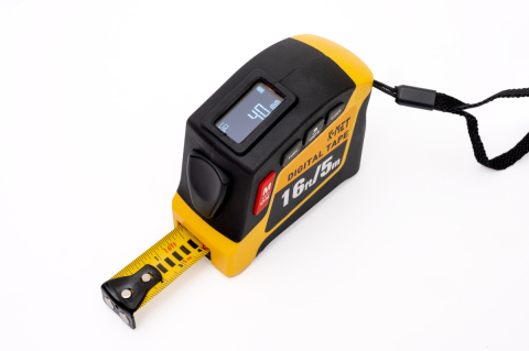 Ruleta digitala K-MET de 5 m, latime banda 19 mm, cu afisaj OLED [1]