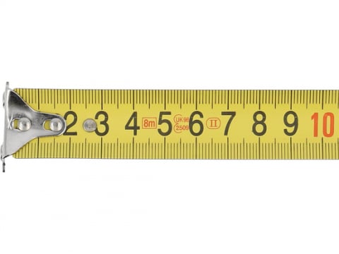 Ruleta profesionala 8m x 25mm, banda otel, carcasa ABS cauciucata, clasa II [3]