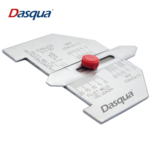 Calibru de sudura Dasqua 0-20 mm, otel inoxidabil, pentru suduri tip cornisa [1]