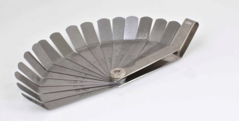 Set 16 lere cu varf indoit SATRA cu scala dubla metric 0,05-1mm si inch [2]