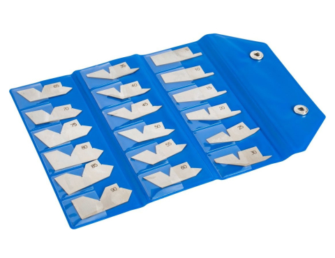 Set 18 calibre pentru unghiuri Dasqua domeniu 5°-90°, otel Inoxidabil [2]