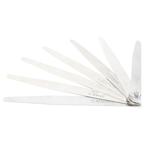 Set 32 lere de grosime Dasqua 0,03-1,00 mm, lungime 100mm, otel inoxidabil [2]