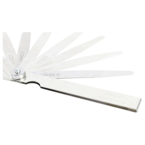 Set 32 lere de grosime Dasqua 0,03-1,00 mm, lungime 100mm, otel inoxidabil [3]