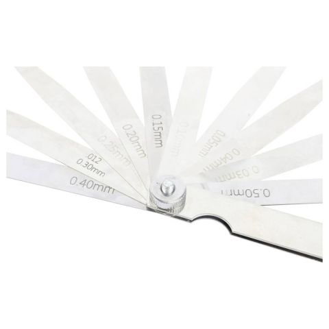 Set 32 lere de grosime Dasqua 0,03-1,00 mm, lungime 100mm, otel inoxidabil [1]