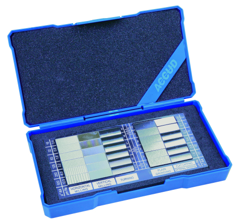 Durometre, rugozimetre, grosimetre - Set 30 Etaloane Rugozitate ACCUD RC30, Ra 0.05 - 12.5 um, pentru strunjire, frezare, rectificare si rodare