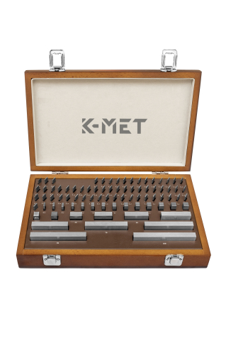 Seturi cale plan paralele - Set 87 cale plan paralele K-MET 1,005 - 100 mm, precizie 0, DIN 861/0, otel