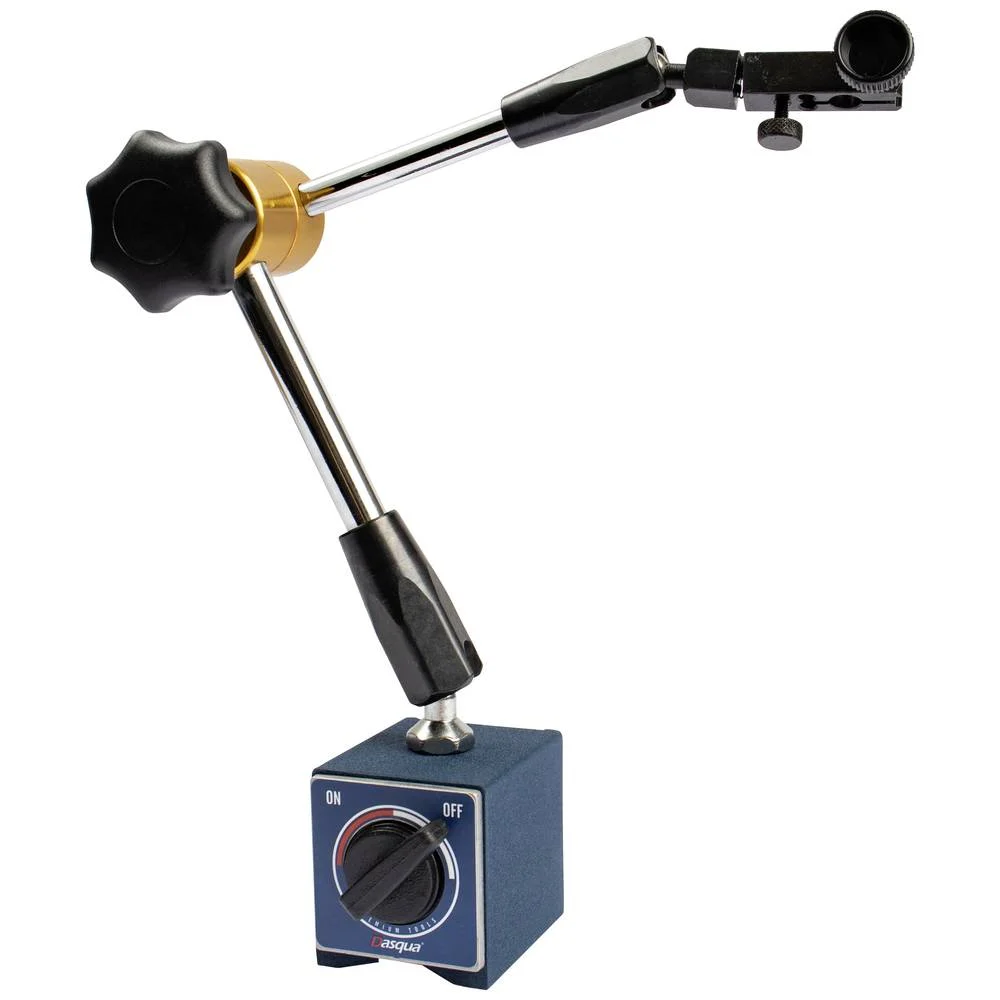 Accesorii pentru ceasuri comparatoare - Suport magnetic ceas comparator Dasqua 60Kgf, mecanic universal, blocare centrala, baza V