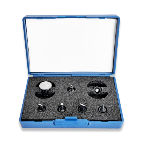 Micrometre - Set 7 piese nicovale Ø 6.5mm pentru micrometre Dasqua, palpatoare din otel calit