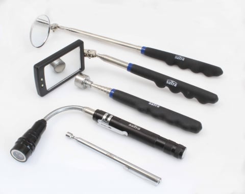 Trusa set SATRA 5 piese oglinda magnet lampa auto pentru control inspectie recuperare [1]