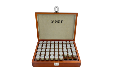 Pini cilindrici de masurare - Set 51 pini cilindrici de masurare K-MET 10,0-15,0 mm, progresie 0,1 mm, toleranta ±2 µm