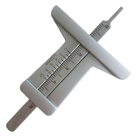 Sublere mecanice de adancime - Subler de adancime mini Dasqua 30mm x 0.01mm otel inox