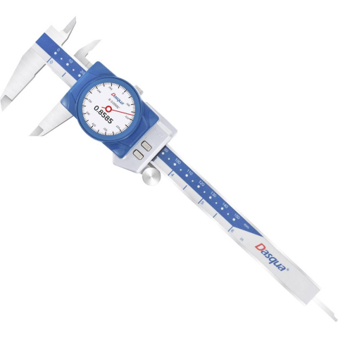 Sublere cu cadran - Subler digital cu cadran Dasqua 150mm, rezolutie 0.01mm, IP67, sistem inductiv, baterie reincarcabila