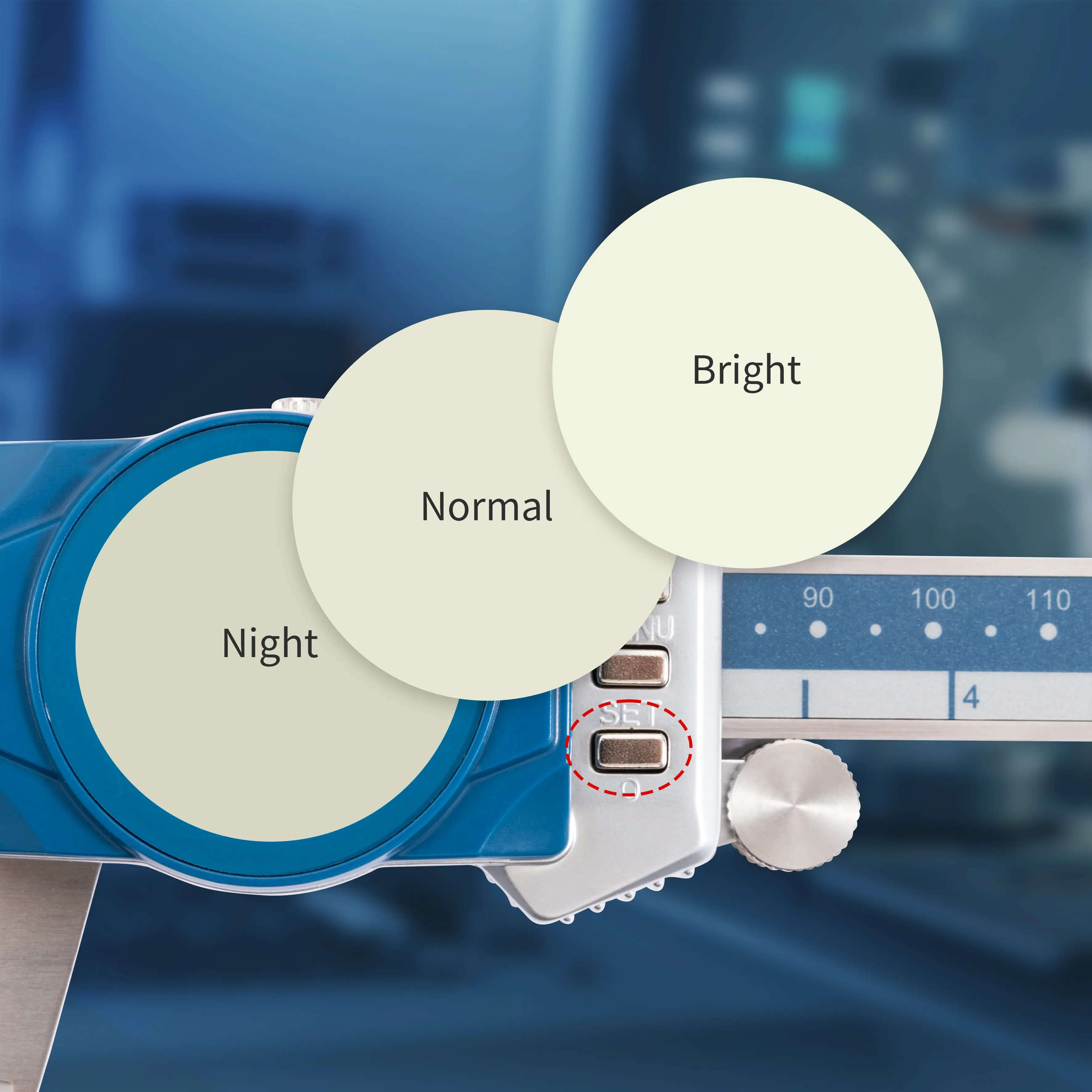 Subler digital cu cadran Dasqua 150mm, rezolutie 0.01mm, IP67, sistem inductiv, baterie reincarcabila [9]
