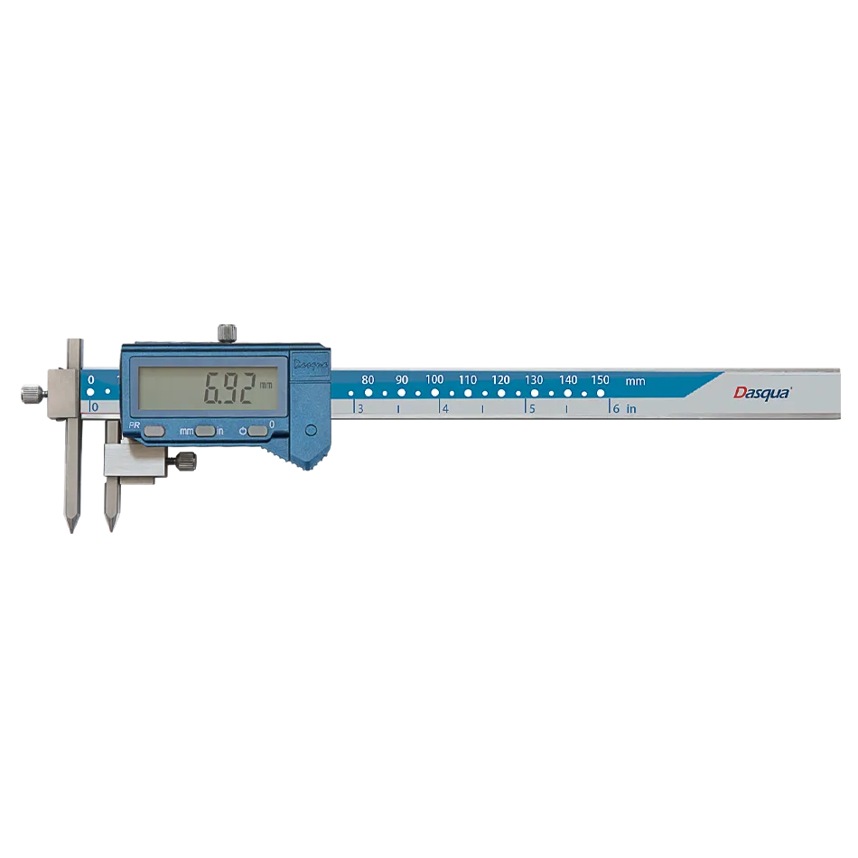 Sublere speciale digitale - Subler digital Dasqua 5-150mm x 0.01mm, pentru masurat distante intre gauri, IP67