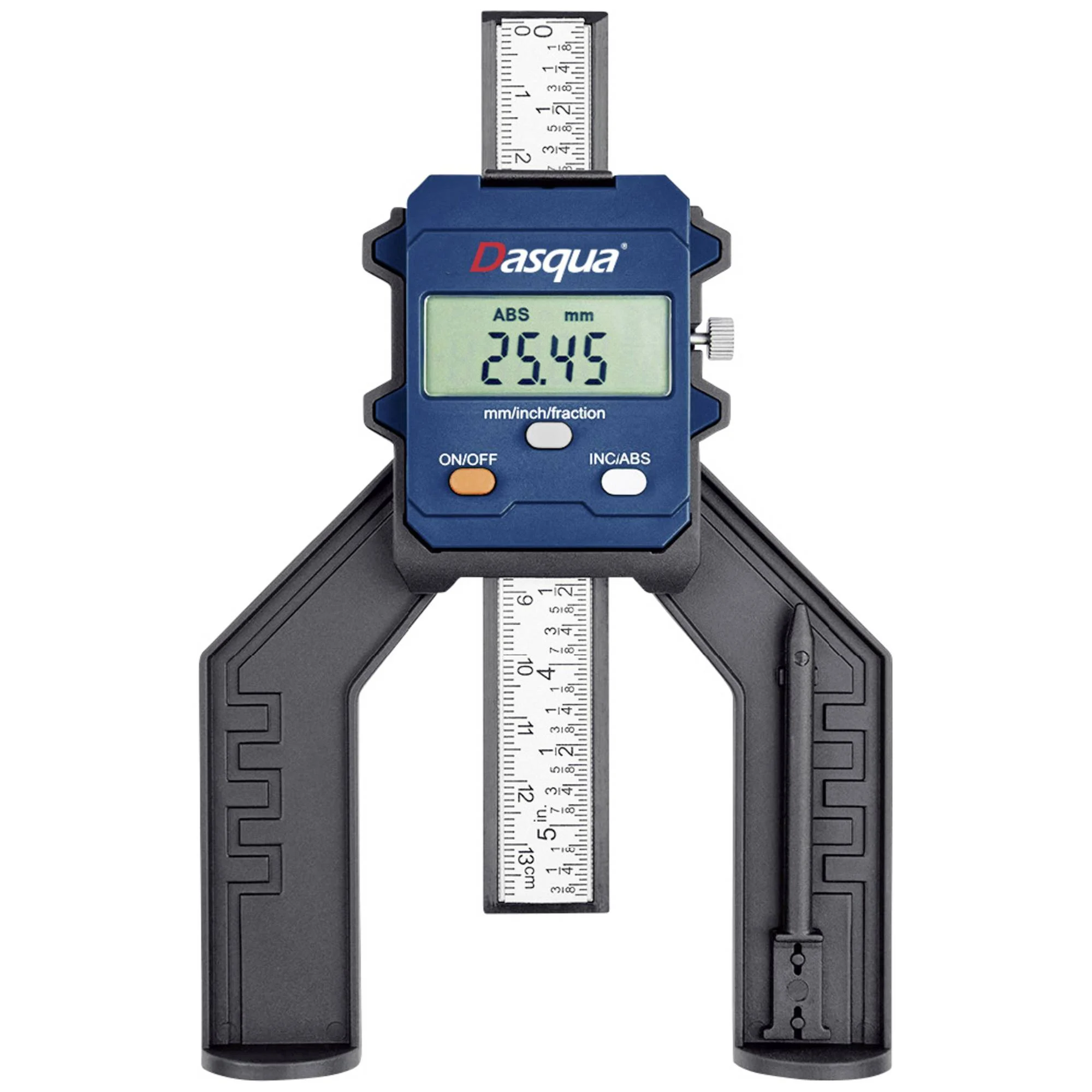 Sublere digitale de adancime - Subler digital de adancime Dasqua 0–80 mm, rezolutie 0.05 mm, precizie +/-0,1mm, magneti integrati