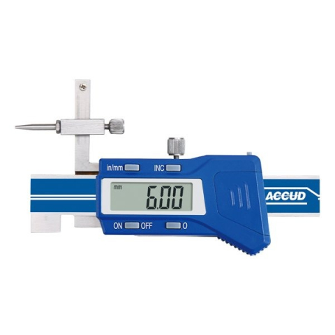 Sublere digitale de inaltime - Subler digital de inaltime treapta ACCUD -10..+10mm x 0.01mm, precizie +/-0.05mm
