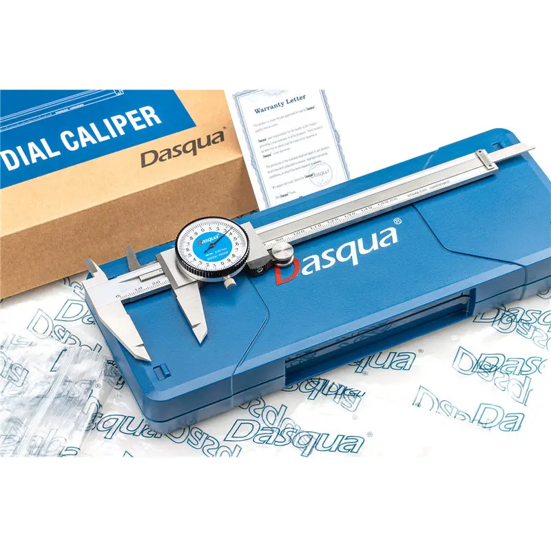 Sublere cu cadran - Subler mecanic cu cadran Dasqua 150mm, gradatie 0,01mm, rezistent la socuri, inox
