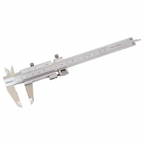 Sublere - Subler mecanic Dasqua 200mm, rezolutie 0,02mm, reglaj fin, vernier monobloc