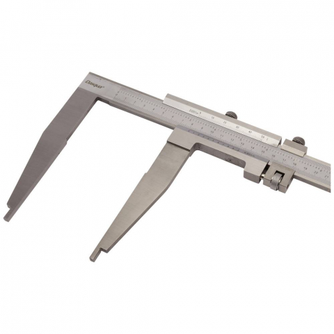 Subler mecanic Dasqua 600mm, rezolutie 0,02mm, falci 150mm, reglaj fin [2]