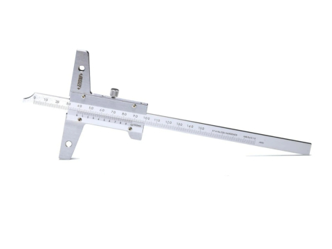 Sublere mecanice de adancime - Subler mecanic de adancime cu gauri de extensie INSIZE 0-200 mm, diviziune 0.02 mm