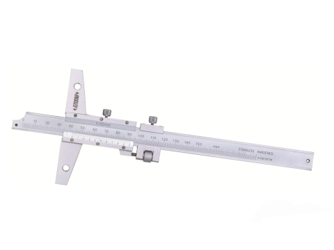 Sublere mecanice de adancime - Subler mecanic de adancime cu reglaj fin INSIZE 0-300 mm, diviziune 0.02 mm