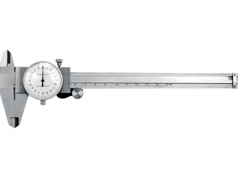 Sublere cu cadran - Subler de atelier cu cadran 150mm, gradatie 0,02 mm, fabricat din inox