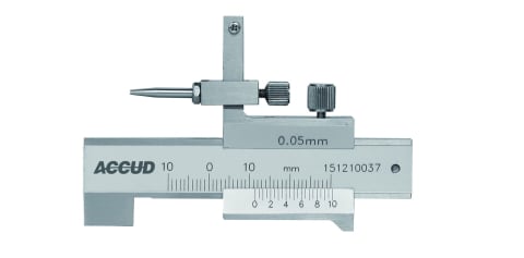 Sublere - Subler mecanic de inaltime treapta ACCUD -10..+10mm x 0.05mm, precizie +/-0.05mm