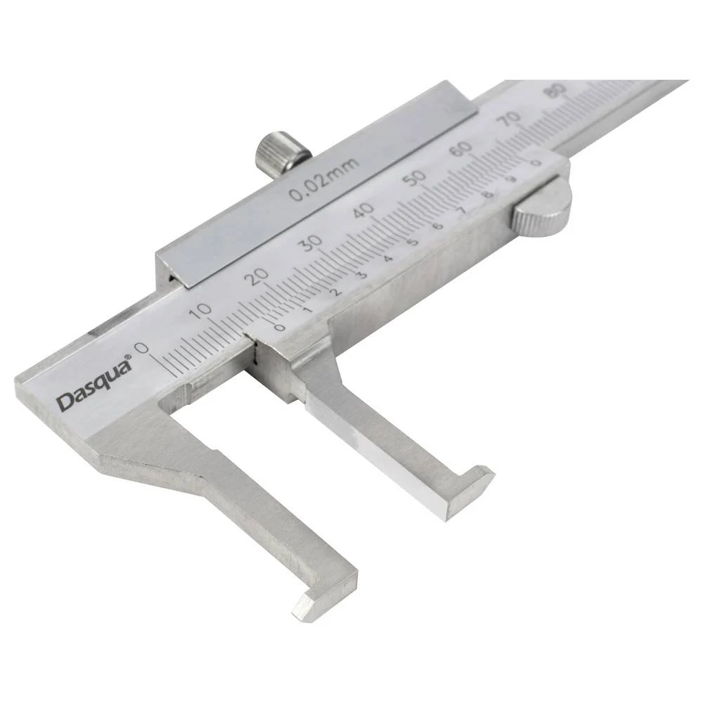 Subler mecanic de interior pentru caneluri 18–150 mm, 0.02 mm, precizie +/-0.04 mm, monobloc [2]
