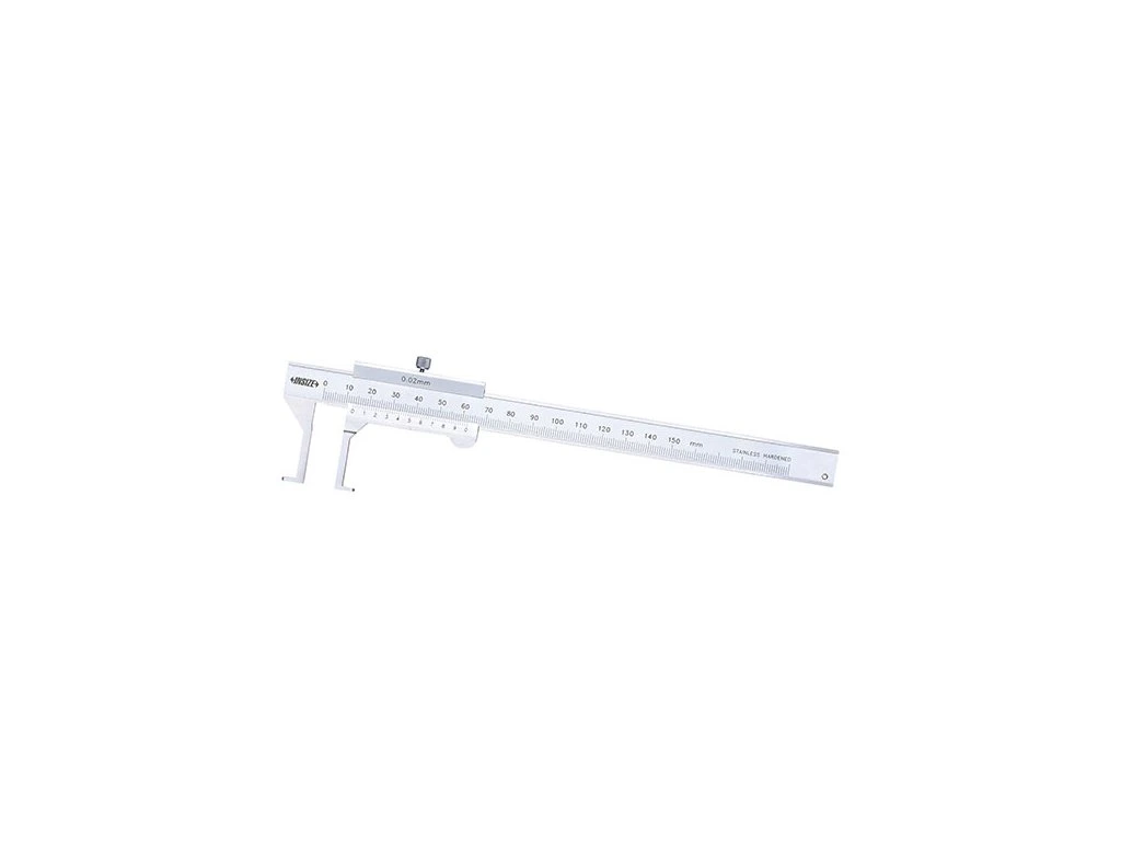 Sublere speciale mecanice - Subler mecanic de interior pentru caneluri INSIZE 18–150 mm, 0.02 mm, precizie +/-0.04 mm, monobloc