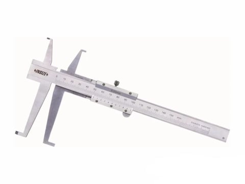 Sublere speciale mecanice - Subler mecanic INSIZE 9-200mm, rezolutie 0.02mm, ciocuri superioare 30mm si inferioare 70mm pentru caneluri