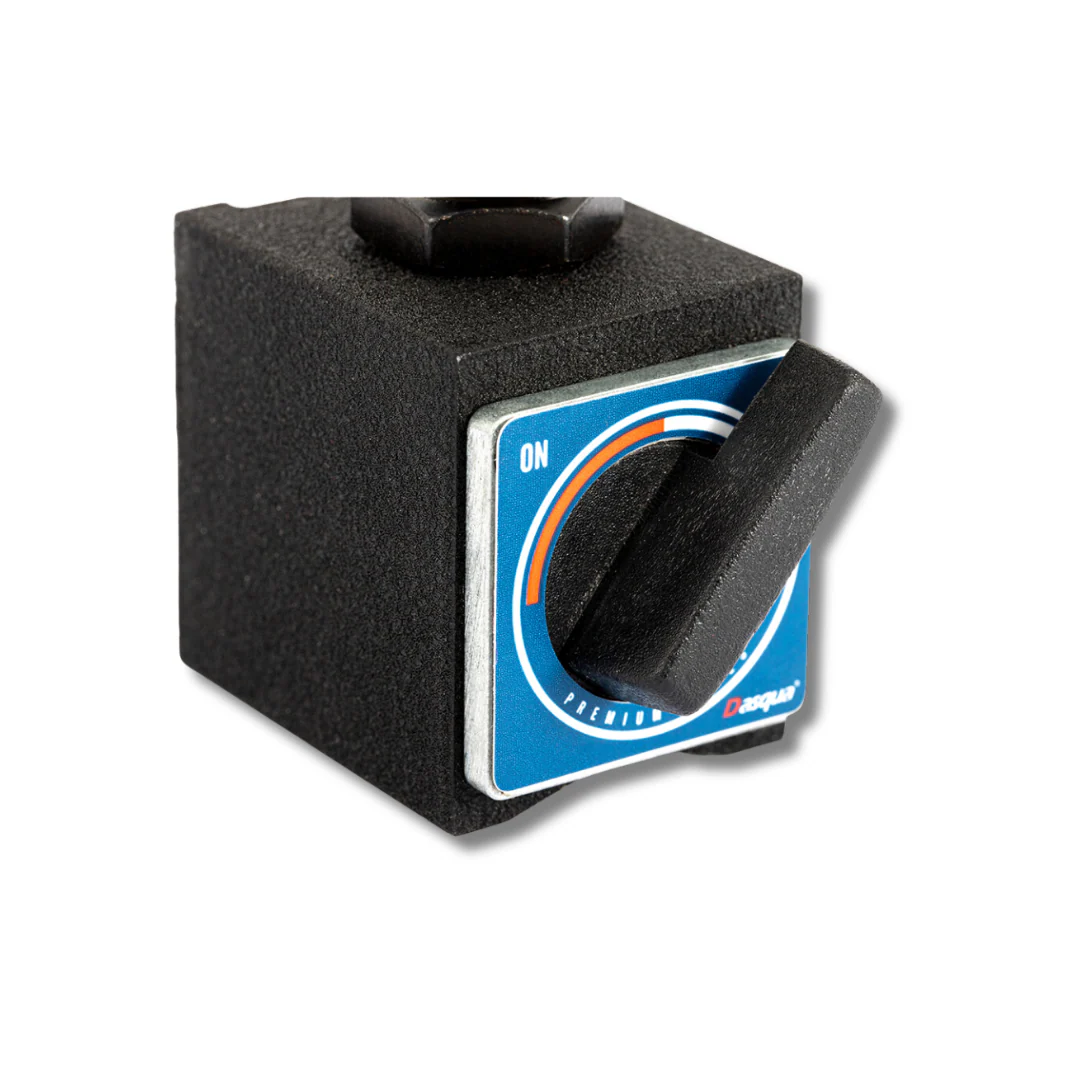 Suport magnetic articulat 3D Dasqua 30 kgf, reglaj fin, blocare centrala, pentru ceas comparator [5]