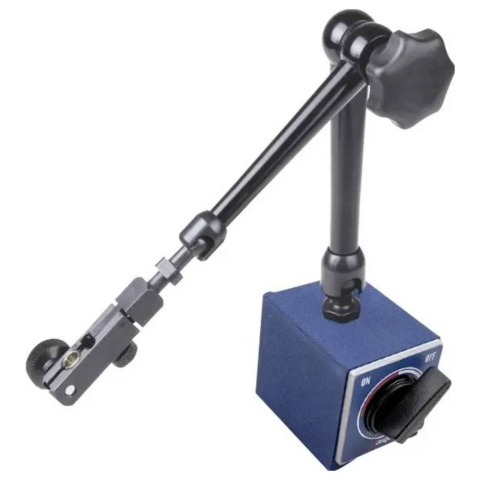 Accesorii pentru ceasuri comparatoare - Suport magnetic articulat 3D Dasqua 80 kgf, reglaj fin, blocare centrala, pentru ceas comparator