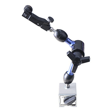 Accesorii pentru ceasuri comparatoare - Suport magnetic articulat ACCUD 130kgf reglaj fin, blocare centrala, pentru ceas comparator