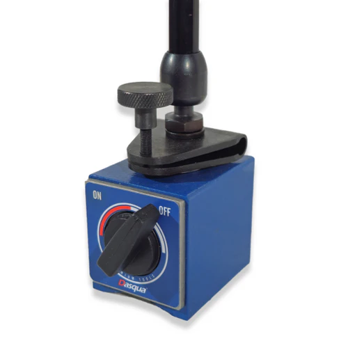 Suport magnetic ceas comparator Dasqua 80Kgf, mecanic universal, blocare centrala, baza V [1]