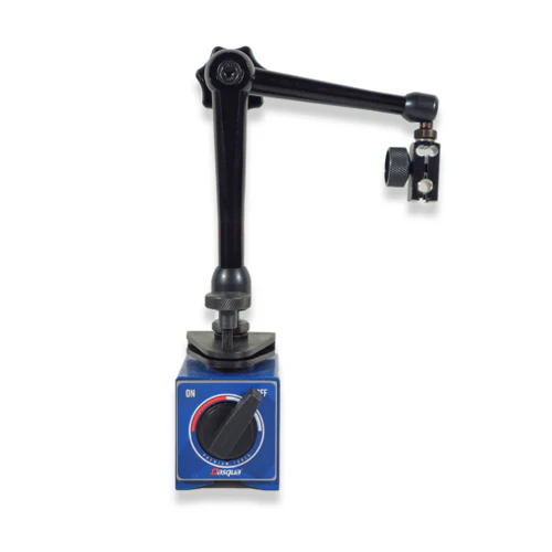 Accesorii pentru ceasuri comparatoare - Suport magnetic ceas comparator Dasqua 80Kgf, mecanic universal, blocare centrala, baza V