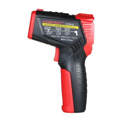 Termohigrometru digital pirometru cu infrarosu si punct de roua Habotest HT651D cu Certificat de Etalonare [2]