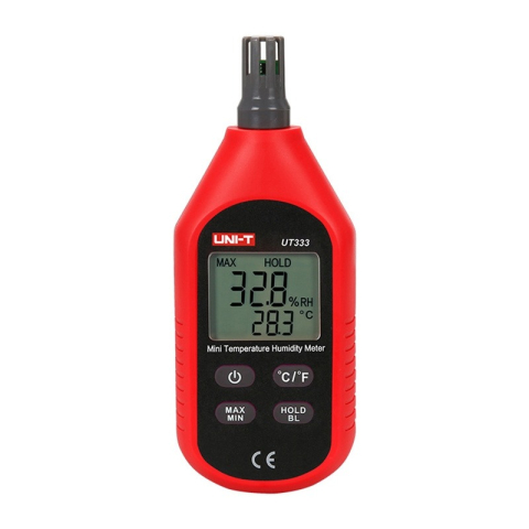 Termometre si higrometre - Termohigrometru digital portabil UNI-T UT333 -10°C ... +60°C cu senzor integrat, cu Certificat de Etalonare Metrologica